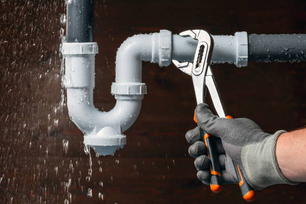 Professional Drain Cleaning technician working in New London, WI
